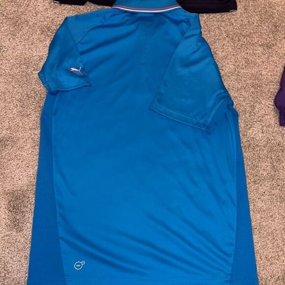 Amazing lot of 4 colorful Bryson Deschambeau Puma Rickie Fowler Golf Shirt-M - Picture 8 of 12